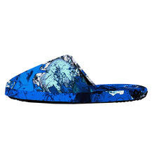 Load image into Gallery viewer, Blu abstract print D35 Slippers unisex
