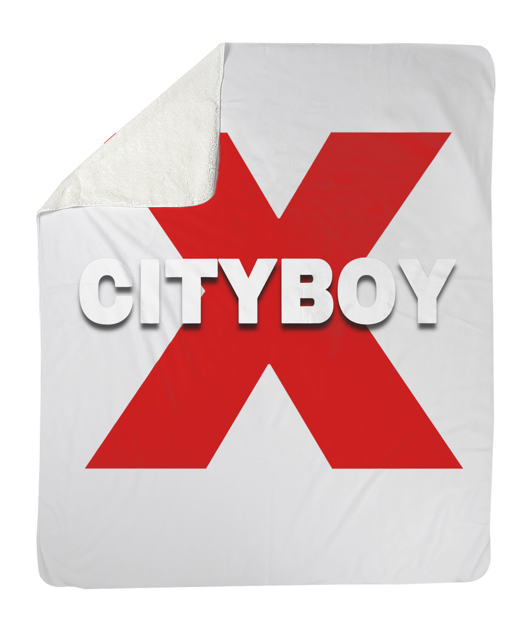 CITYBOY print Fleece Blankets - Sherpa (50