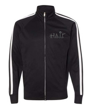 Load image into Gallery viewer, Hair print Independent Trading Co. - Unisex Lightweight Poly-Tech Full-Zip Track Jacket Embroidered
