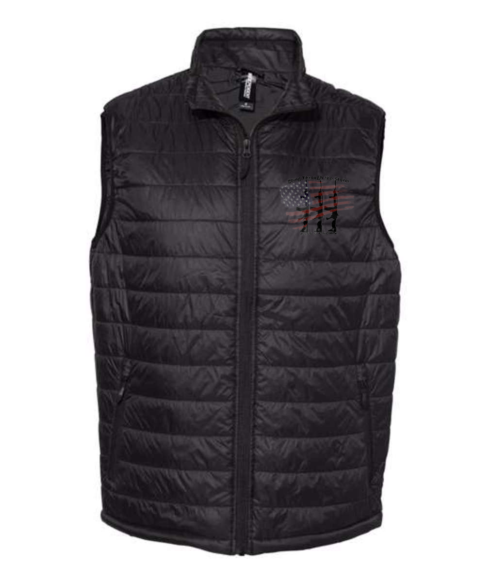 Jaxs & crown gtts Embroidered Independent Trading Co. - Puffer Vest or Similar