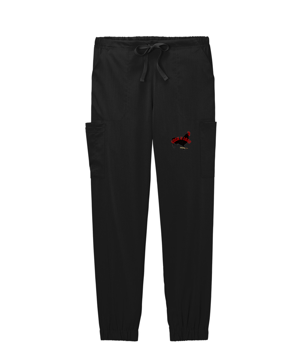 Cock n load 2 Embroidered WonderWink® Women’s Premiere Flex™ Jogger Pant or Similar