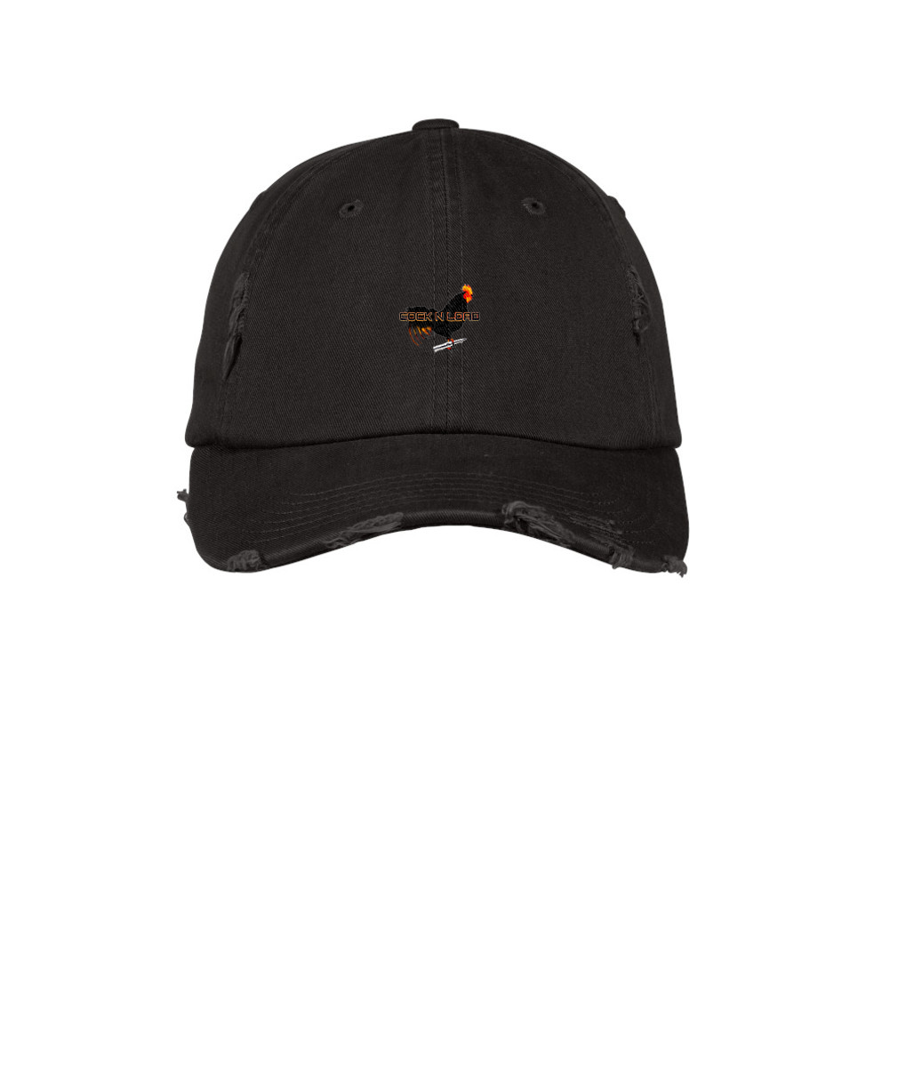 Cock n load 2 Embroidered District ® Distressed Cap
